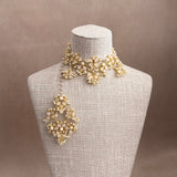 Areeba White Pearl Choker Set