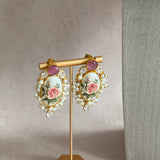 Lavera Floral Pink Necklace Set - Ahseya & Co