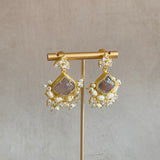 Ummara Crystal Drop Earrings - Ahseya & Co