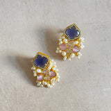 Jayda Purple Pink Stud Earrings