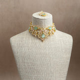 Verona Mint Pink Choker Set