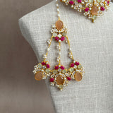 Verona Amber Pink Choker Set