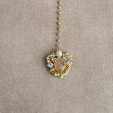 Elina Rose Olive Crystal Necklace Set