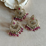 Anayah Pink Tikka Set - Ahseya & Co