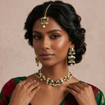Elouise Green Necklace Set - Ahseya & Co