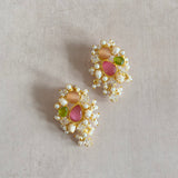 Ozara Pink Crystal Earrings