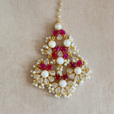 Kiara Fuchsia Pearl Jhumar