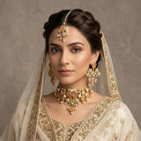 Sorrento Amber Kundan Choker Set