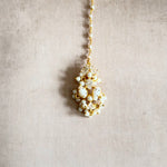 Wafaa Pearl Crystal Necklace Set - Ahseya & Co