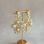 Florence Pearl Crystal Tikka Set - Ahseya & Co