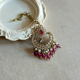 Anayah Pink Tikka Set - Ahseya & Co