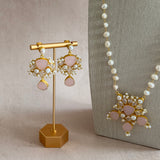 Pink Pearl Mala Set