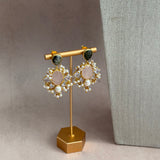 Elina Rose Olive Crystal Necklace Set