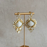 Sienna Grey Crystal Drop Earrings