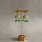 Maria Crystal Jhumki Earrings - Ahseya & Co.