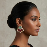 Yevette Mint Stud Earrings - Ahseya & Co