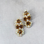 Bella Espresso Stud Earrings - Ahseya & Co