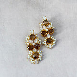 Bella Espresso Stud Earrings - Ahseya & Co