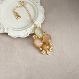 Areej Statement Peach Mala Set