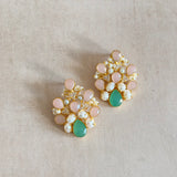 Joanna Pink Stud Earrings