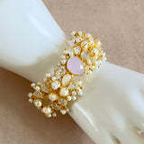 Antonia Lilac Cuff Bracelet