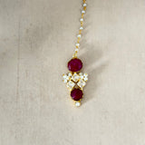 Miah Ruby Crystal Choker Set - Ahseya & Co