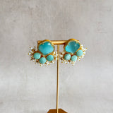 Yevette Jade Stud Earrings - Ahseya & Co