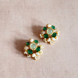 Rio Green Stud Earrings - Ahseya & Co