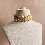 Anum Mint Choker Set - Ahseya & Co