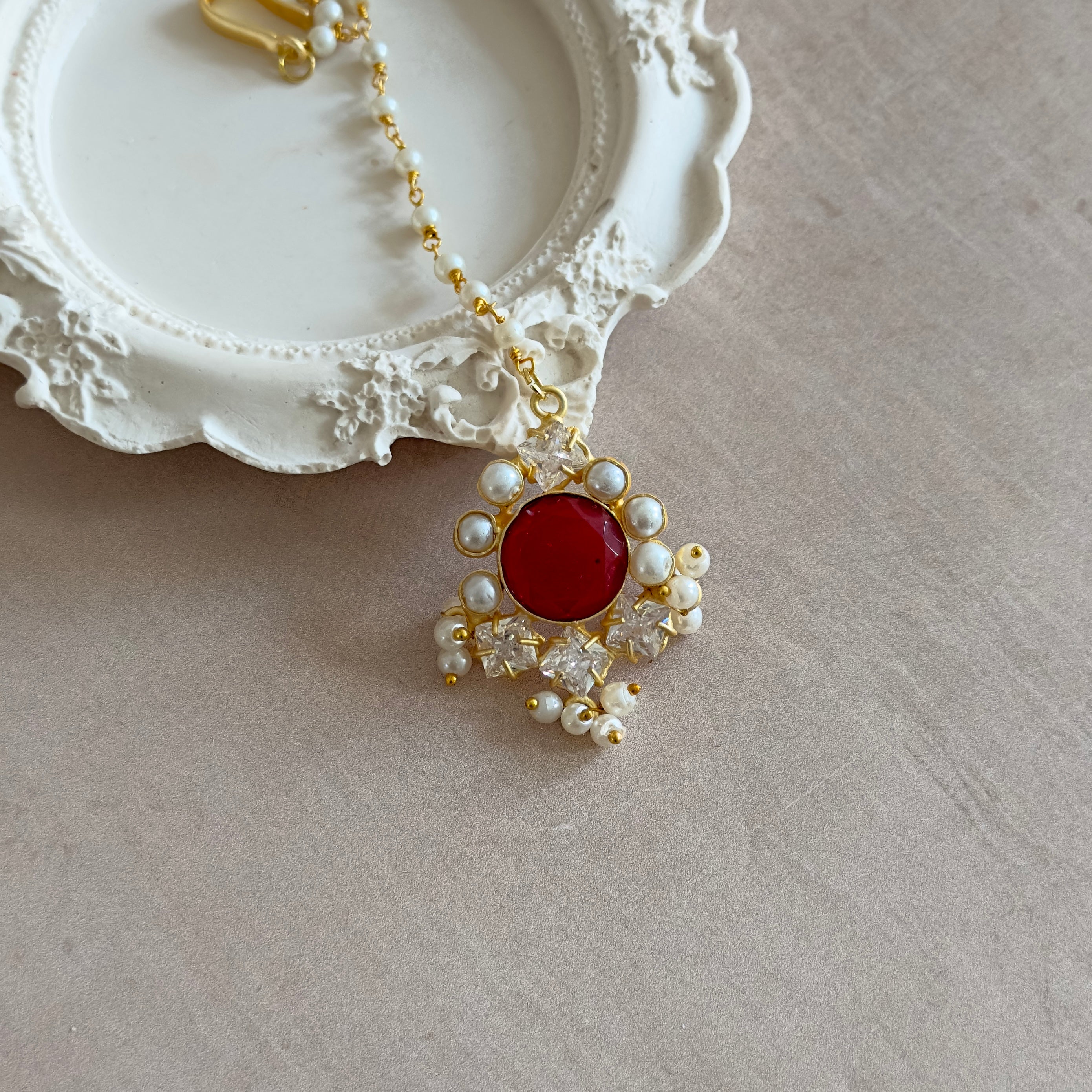 Red Crystal Tikka - Ahseya & Co