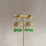 Maria Crystal Jhumki Earrings - Ahseya & Co.