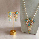 Dilnaz Jade Pearl Mala Set - Ahseya & Co