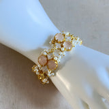 Amara Pink Crystal Bracelet