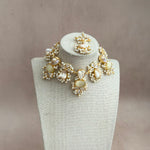 Valencia Pearl Crystal Necklace Set - Ahseya & Co