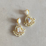 Hanna Baroque Pearl Drop Earrings