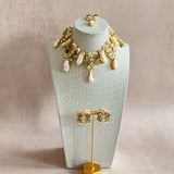 Carmen Pearl Olive Necklace Set