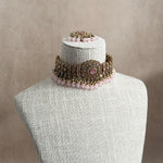 Zareefa Pink Choker Set - Ahseya & Co