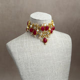 Sorrento Ruby Kundan Choker Set