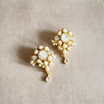 Reina Quartz Crystal Drop Earrings - Ahseya & Co