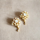 Reina Quartz Crystal Drop Earrings - Ahseya & Co