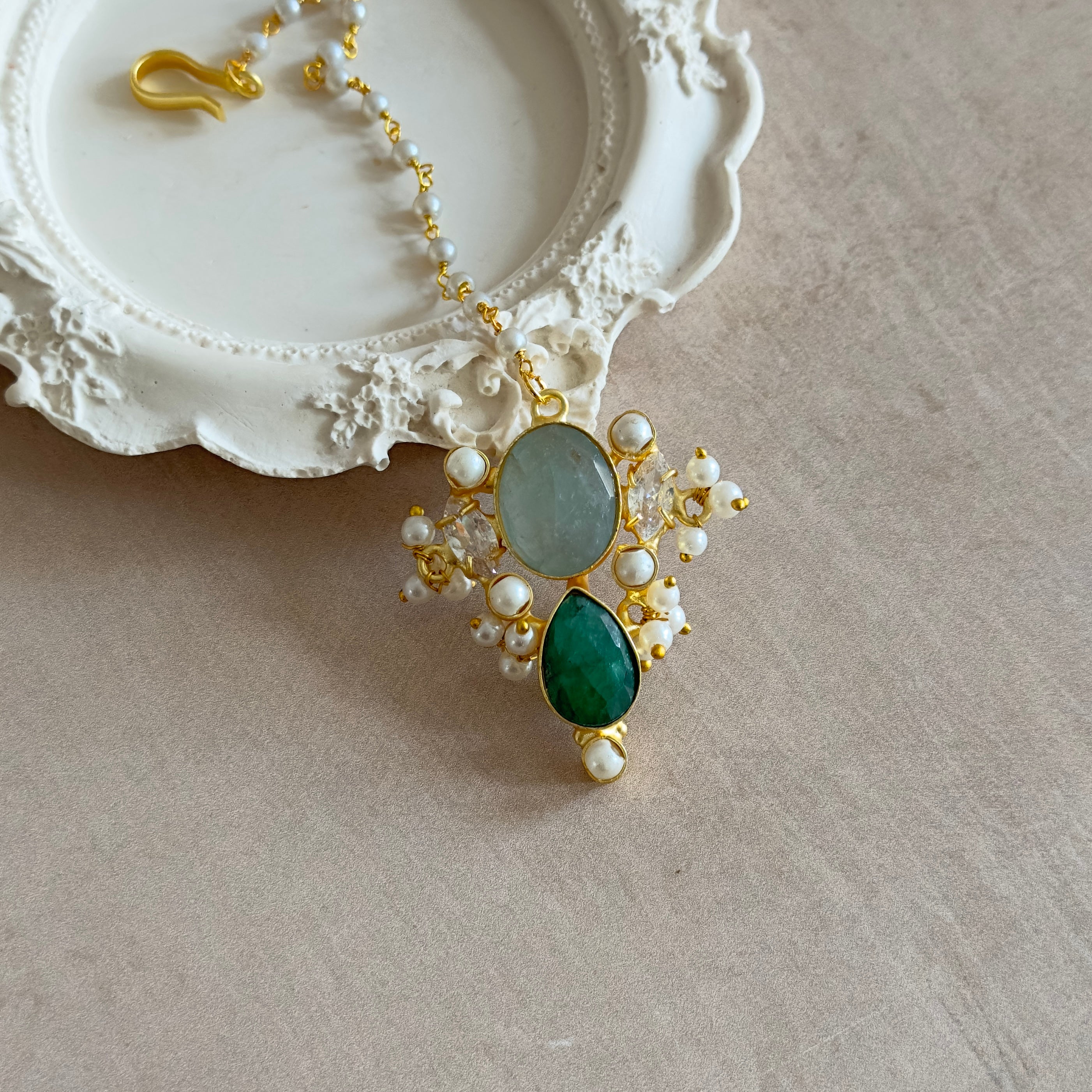 Green Crystal Tikka - Ahseya & Co