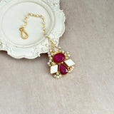 Fuchsia Crystal Tikka