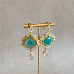 Kyla Crystal Drop Earrings - Ahseya & Co