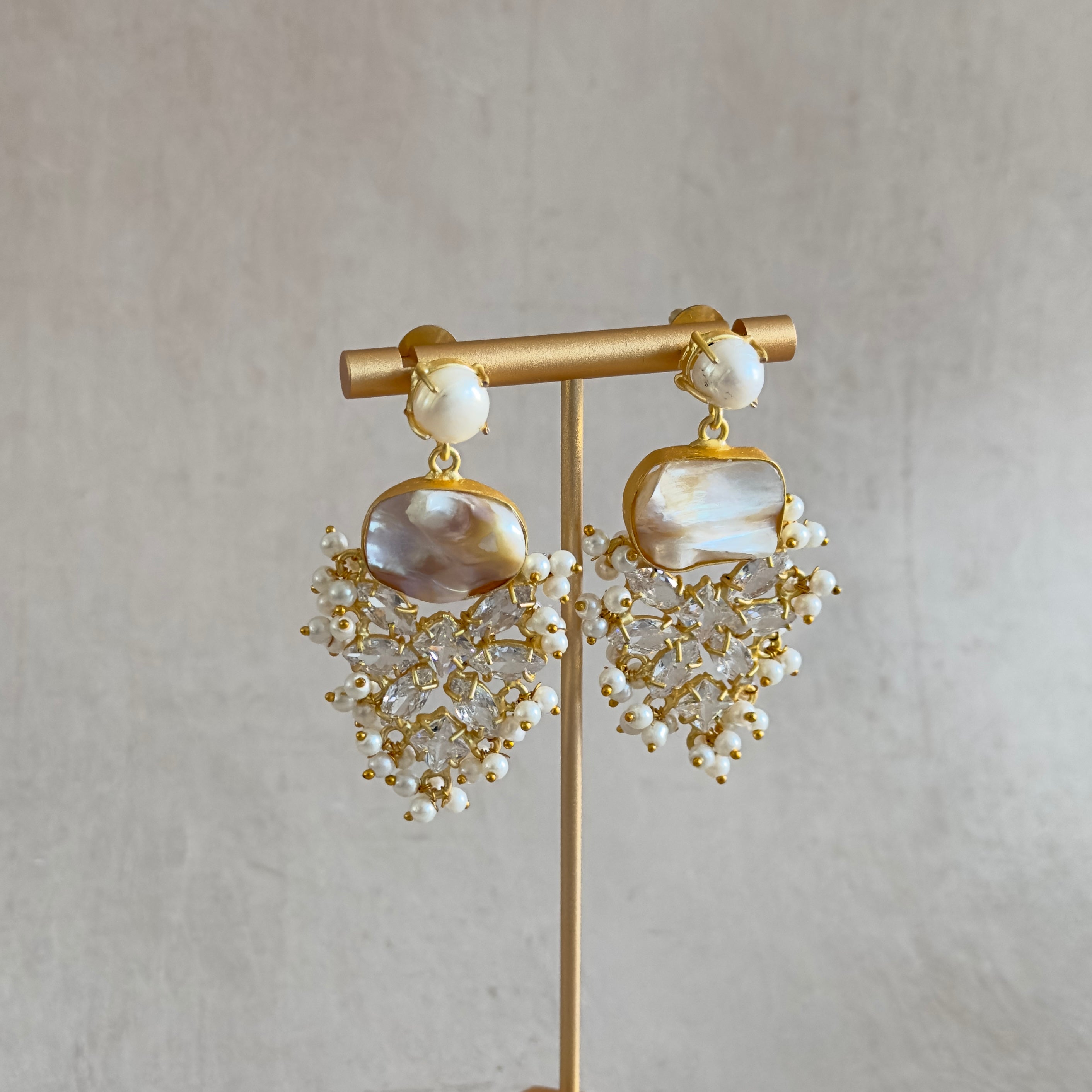 Irsa Pearl Drop Earrings - Ahseya & Co