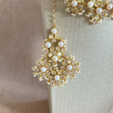 Kiara Grey Pearl Necklace Set