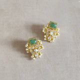 Sereen Jade Stud Earrings