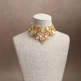 Areej Peach Necklace Set
