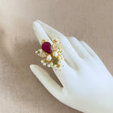 Oriana Fuchsia Ring