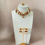 Shyla Espresso Brown Choker Set