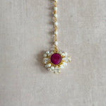 Lavera Floral Crystal Necklace Set - Ahseya & Co